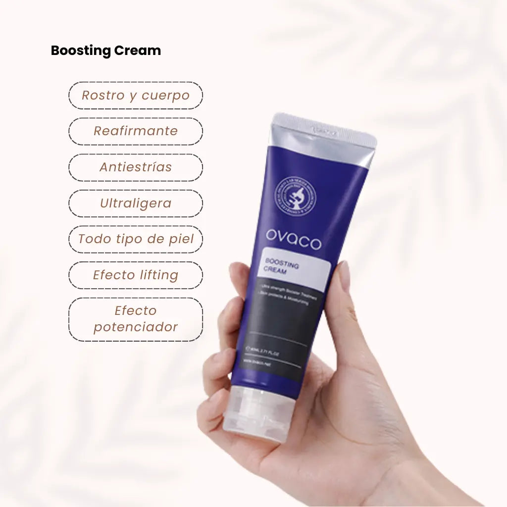beneficios crema boosting ovaco