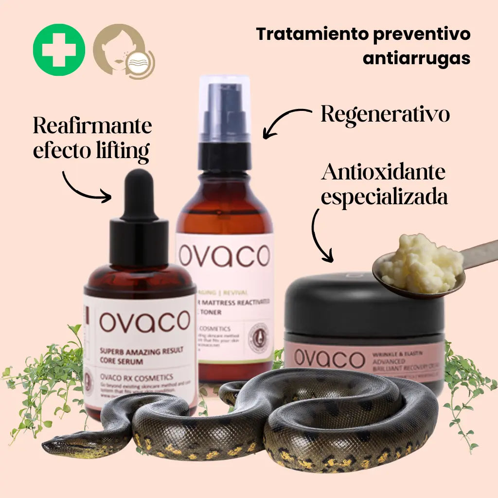 rutina antienvejecimiento ovaco