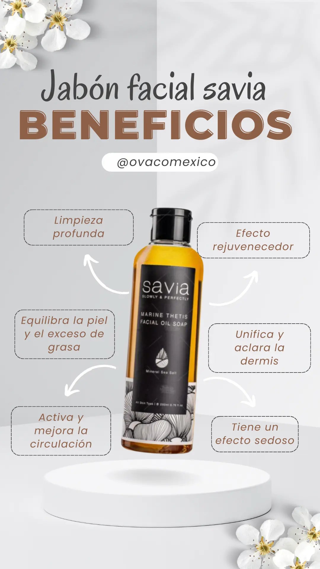 Jabón facial aceite de savia + regalo