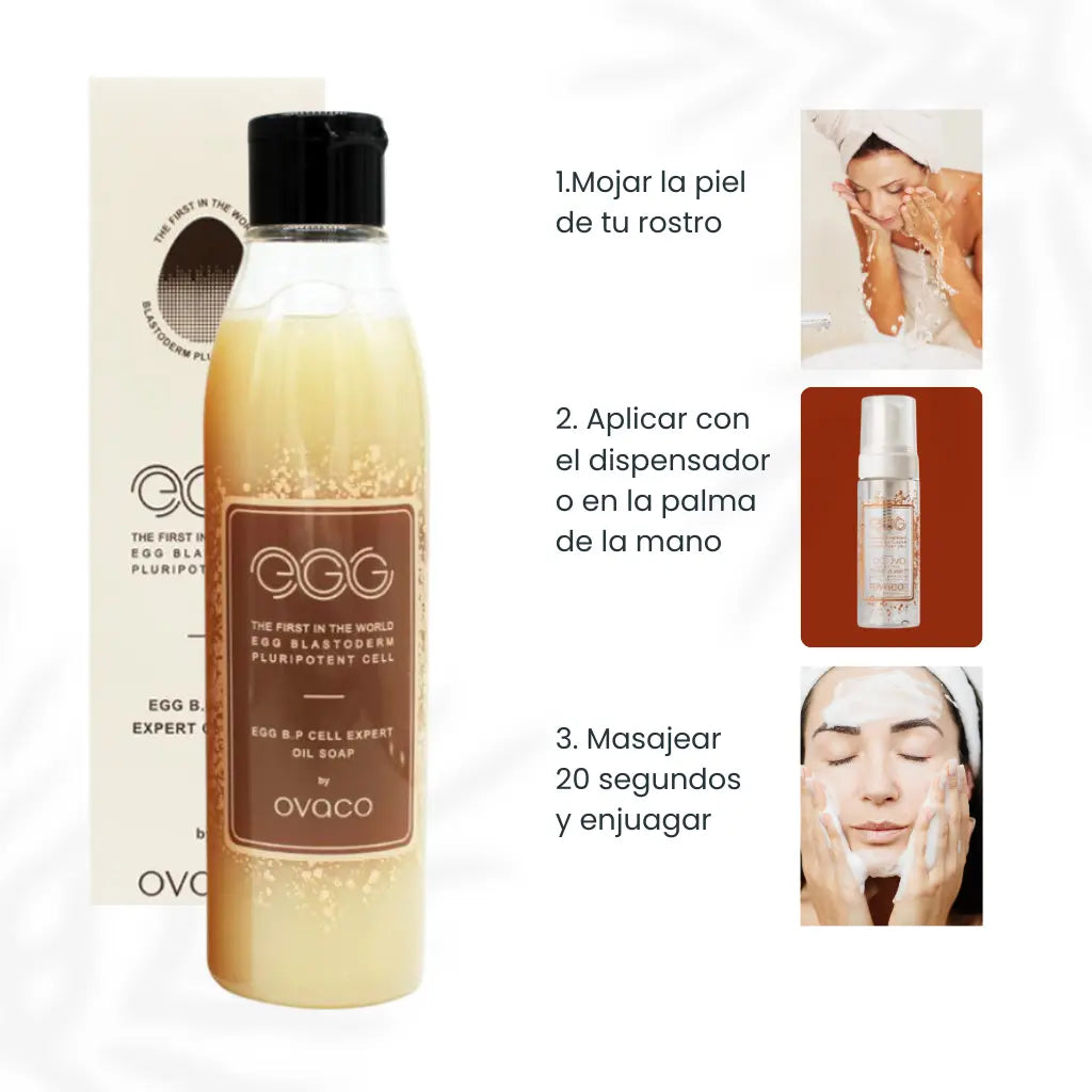 JABÓN FACIAL ACEITE DE SAVIA CON CELULAS MADRE