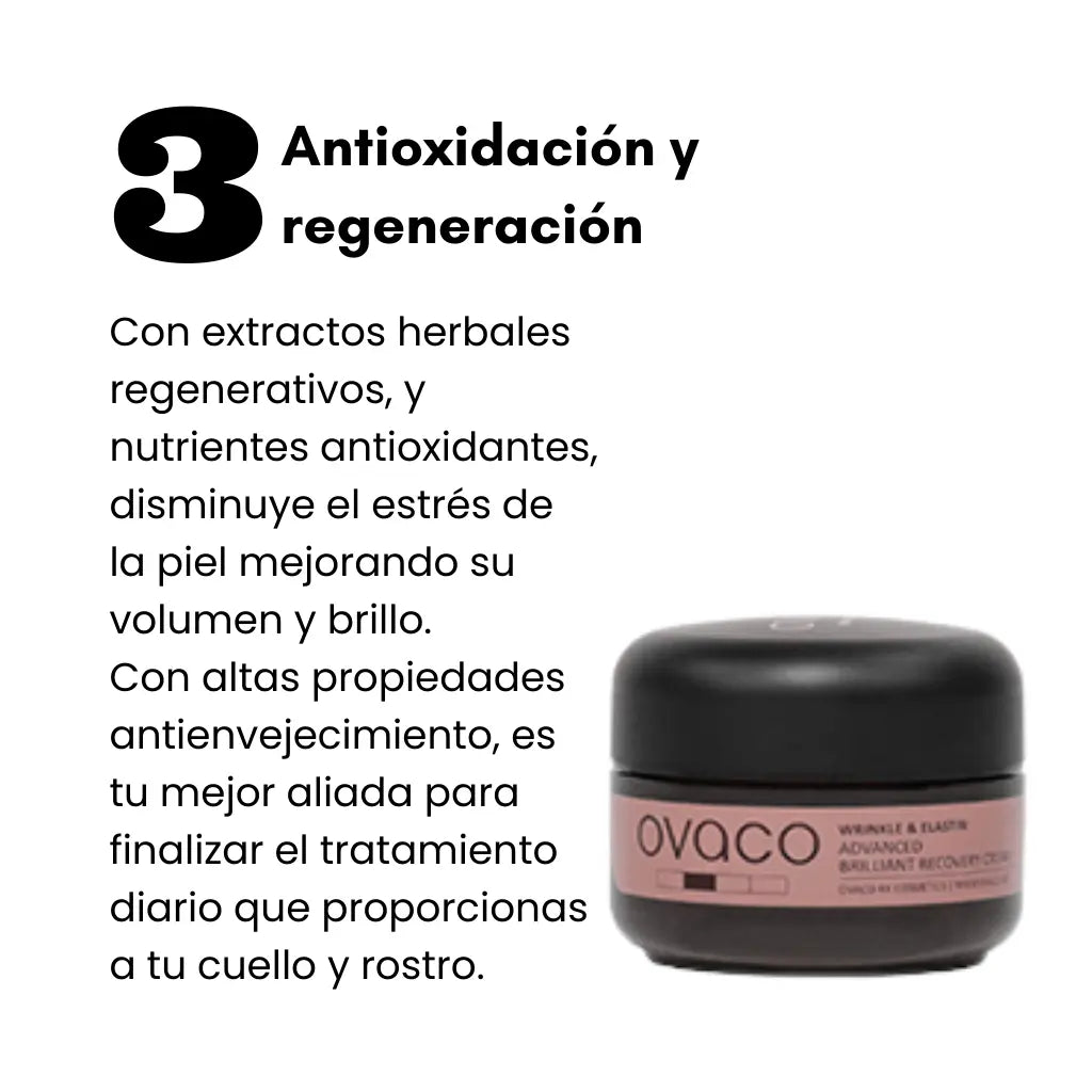 paso 3 rutina antienvejecimiento ovaco